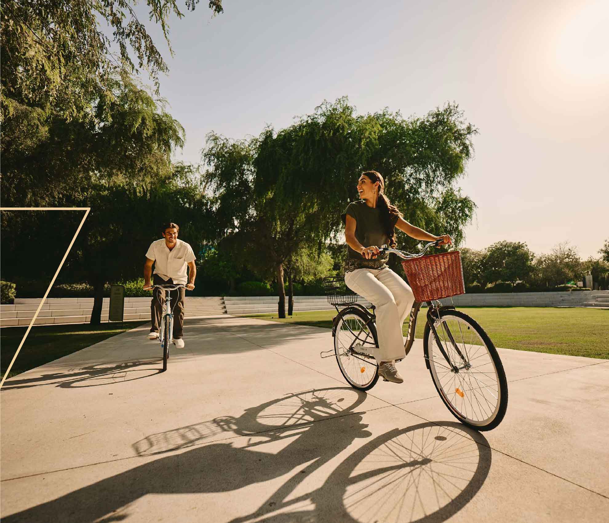 amenities includes connecting cycling track